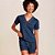 Short Doll Hope Happy Viscose e Renda In26 Azul Feminino - Imagem 2