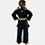 Kimono Jiu Jitsu Atama Ultra Light Sunset Preto Infantil - Imagem 7