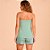 Short Doll Recco Microfibra Ve27 Verde Feminino - Imagem 2