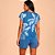 Pijama Recco Manga Japonesa Supermicro Ve27 Azul Feminino - Imagem 2