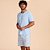 Pijama Recco Manga Curta Microfibra Ve27 Azul Masculino - Imagem 1