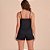Short Doll Recco Curto Microfibra Renda Ve27 Preto Feminino - Imagem 2