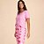 Pijama Baunilha Viscose Ve27 Rosa Feminino - Imagem 3
