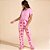 Pijama Baunilha Viscose Ve27 Rosa Feminino - Imagem 1