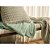 Manta Decorativa Karsten Diana Tricot Verde - Imagem 3