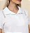 Blusa canelada gola Polo com renda - Imagem 1