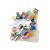 Anilhas 4.5mm Abertas e Aplicador - Pct com 40 unidades - Diversas Cores - Imagem 1