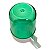 Bebedouro Animalplast Grande 300ml - Malha Fina - Verde Com Base Branca - Imagem 1