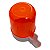Bebedouro Animalplast Grande 300ml - Malha Larga - Laranja Com Base Branca - Imagem 1