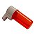 Bebedouro Animalplast Pequeno 100ml - Malha Fina - Laranja Com Base Branca - Imagem 2