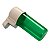 Bebedouro Animalplast Pequeno 100ml - Malha Larga - Verde com Base Branca - Imagem 2