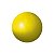 Brinquedo Furacão Pet Bola Maciça M Amarela - Imagem 1