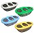 Comedouro 3 Furos Médio - Cores Diversas - Plastpet - Imagem 1