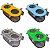 Comedouro com Gancho 2 Furos - Diversas cores - Imagem 1