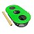 Comedouro com Poleiro 3 Furos - Verde - Imagem 1