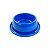 Comedouro Plástico Antiformiga Furacão Pet Tamanho 1 350 ml Azul - Imagem 1
