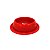 Comedouro Plástico Antiformiga para Gato Furacão Pet 200ml Vermelho - Imagem 1