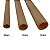 Poleiro Plástico Frisado Marfim - 50cm – 2 Unidades - Medidas 10mm - 13mm - 15mm - Imagem 2