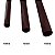 Poleiro Plástico Frisado Mogno - 33cm - 3 Unidades - Medidas 10mm - 13mm - 15mm - Imagem 2