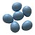 20 x Ovos Indez Azul - Para Periquito - N4 - Unidade - Animalplast - Imagem 1