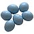 20 x Ovos Indez Azul - Para Tarim Manon e Mandarim - N1 - Unidade - Animalplast - Imagem 1