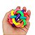 Brinquedo Bola Colorida Entrelaçada com Guizo - Imagem 3