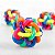 Brinquedo Bola Colorida Entrelaçada com Guizo - Imagem 4