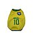 Roupinha Pet Seleção do Brasil P 25cm - Imagem 1