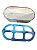 Comedouro  6 Furos Azul | Injetfour - Imagem 3