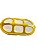 Comedouro 6 Furos Amarelo | Injetfour - Imagem 3