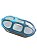 Comedouro Grande 6 Furos-Azul / InjetFour - Imagem 3
