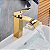 TORNEIRA BANHEIRO LAVABO CASCATA MISTURADOR MONOCOMANDO BAIXA DOURADA GOLD - Imagem 9