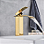 TORNEIRA BANHEIRO LAVABO CASCATA MISTURADOR MONOCOMANDO BAIXA DOURADA GOLD - Imagem 11
