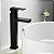 TORNEIRA BANHEIRO LAVABO MISTURADOR MONOCOMANDO QUADRADA BICA ALTA PRETO BLACK FOSCO - Imagem 3