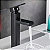 TORNEIRA BANHEIRO LAVABO MISTURADOR MONOCOMANDO QUADRADA BICA ALTA PRETO BLACK FOSCO - Imagem 2