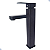 TORNEIRA BANHEIRO LAVABO MISTURADOR MONOCOMANDO QUADRADA BICA ALTA PRETO BLACK FOSCO - Imagem 8