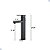 TORNEIRA BANHEIRO LAVABO MISTURADOR MONOCOMANDO QUADRADA BICA ALTA PRETO BLACK FOSCO - Imagem 11