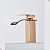 TORNEIRA BANHEIRO LAVABO MISTURADOR MONOCOMANDO CASCATA BICA BAIXA ROSE GOLD - Imagem 5