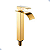 TORNEIRA BANHEIRO LAVABO MONOCOMANDO MISTURADOR CASCATA ALTA DOURADA GOLD - Imagem 15