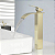 TORNEIRA BANHEIRO LAVABO COM MISTURADOR MONOCOMANDO CASCATA BICA ALTA DOURADA ESCOVADA - Imagem 8
