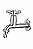 TORNEIRA TANQUE/JARDIM PAREDE SLIM CROMADA - Imagem 1