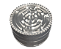 Dichavador Metal Bifásico Labirinto M - Imagem 1