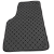Tapete Automotivo Universal Courvin Diamante  Preto / Preto - Imagem 3