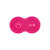 Tapetinho Comedouro Vinil para Gatos 46X26cm Espinha de Peixe Rosa - Imagem 1