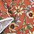 Tecido Impermeável Ecotec Floral Terracota 210375 - Imagem 1