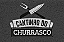 Capacho de Porta Vinílico 60x40cm Cantinho do Churrasco - Imagem 1