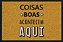 Capacho de Porta Vinílico 60x40cm Coisas Boas Acontecem Aqui - Imagem 1