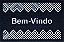 Capacho Tapete Bem Vindo Coração Preto e Branco 60x40cm - Imagem 1