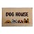 Capacho Tapete Dog House 60x40cm - Imagem 1