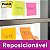 Bloco de Notas Super Adesivas Post-it® Rosa Poppy 76 mm x 76 mm - 90 folhas - Imagem 3